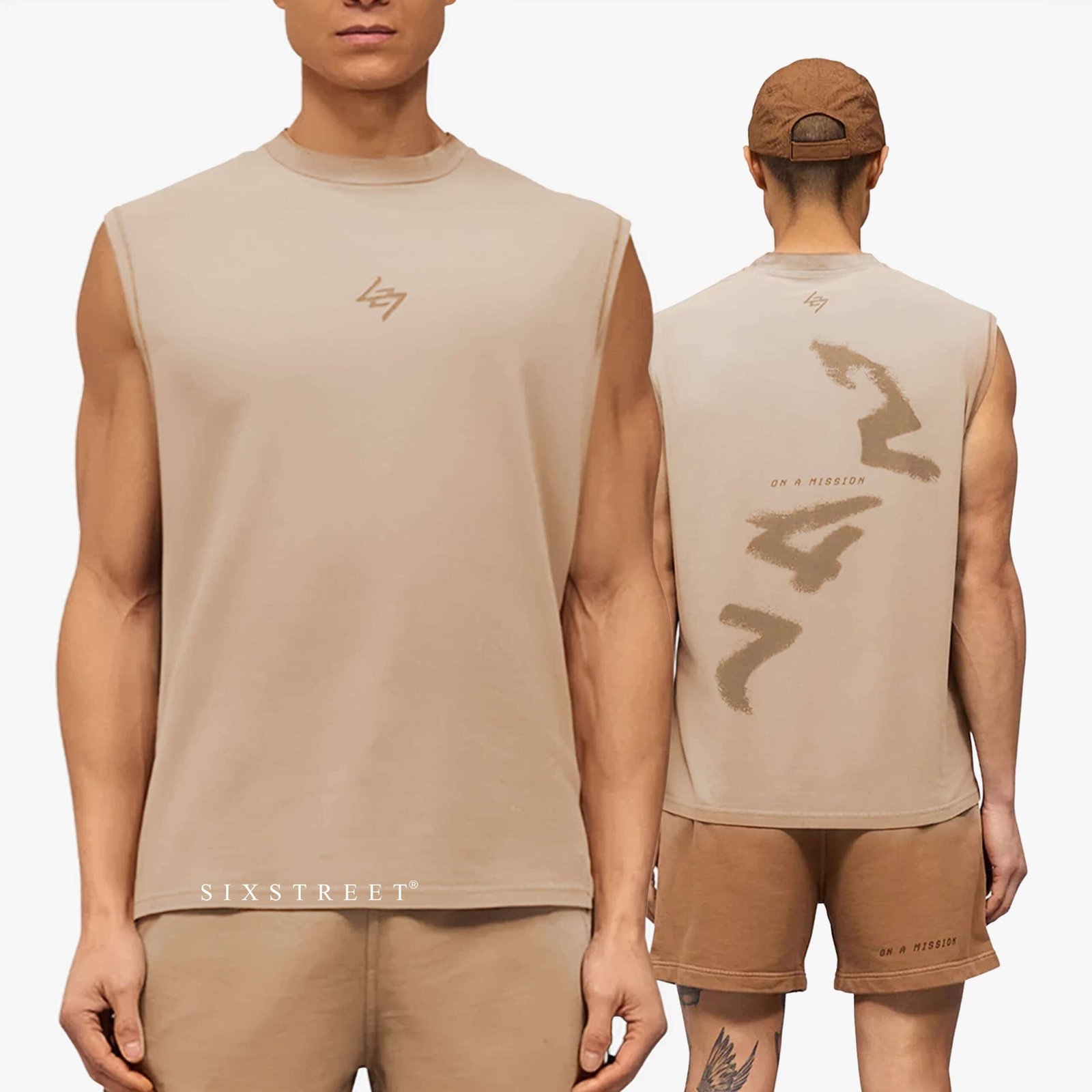 REPRESENT Sleeveless 247 Motion Pebble