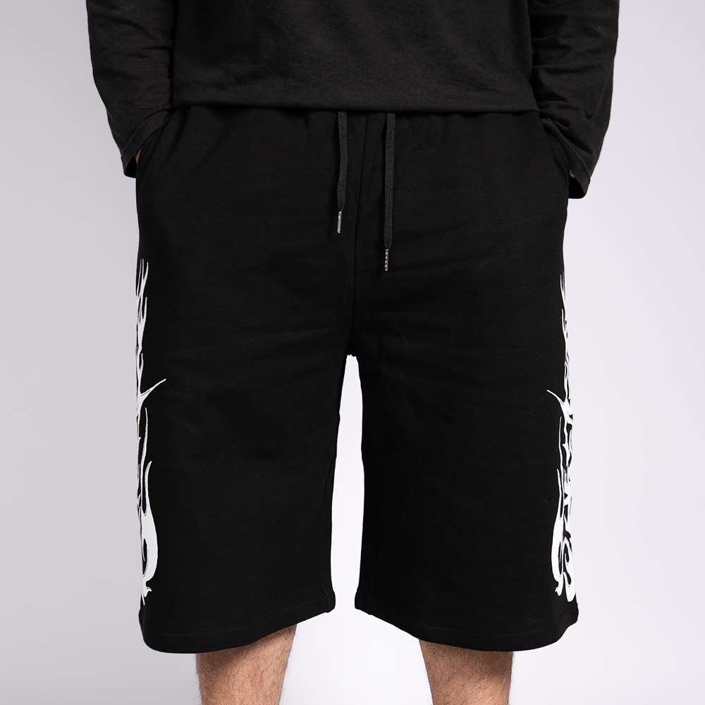 SIXSTREET Jorts Pants Fiery Horse Black