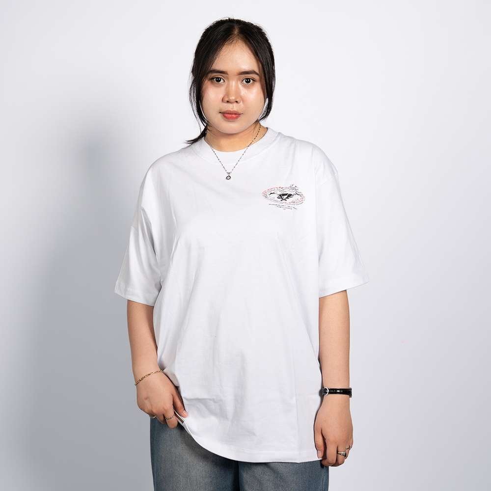 SIXSTREET Tee Fiery Silver Horse White