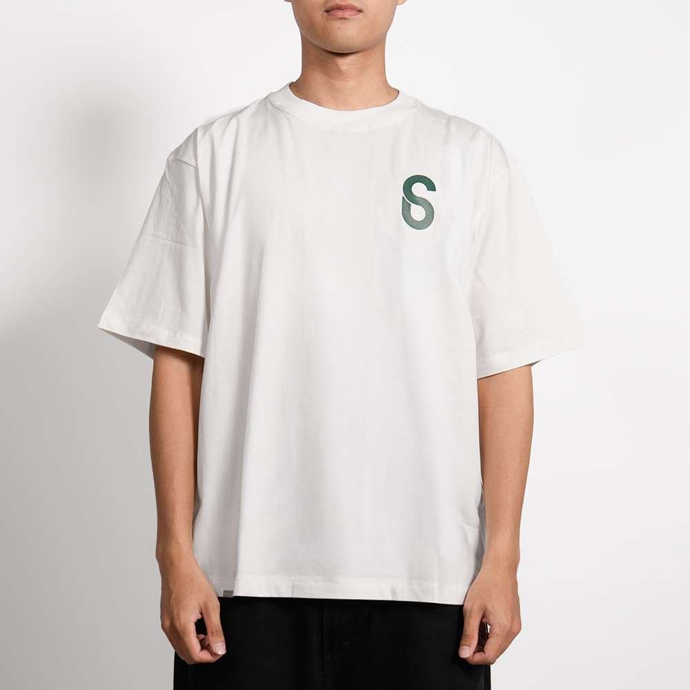 SIXSTREET Tee Sixchain Emerald White