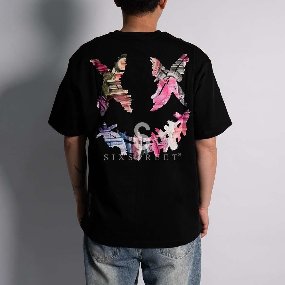 RIC Tee Oil Painting Black