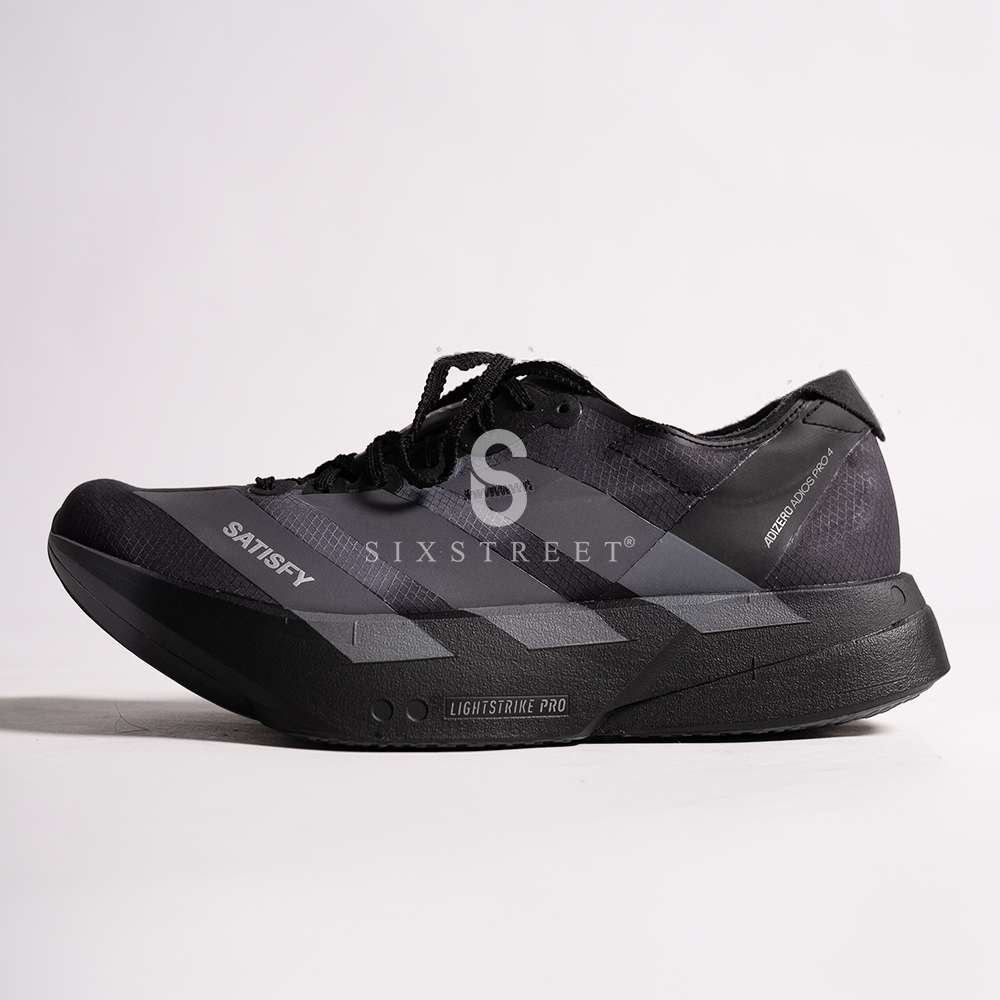 ADIDAS Adizero Adios Pro 4 x SATISFY Black Grey KH8439
