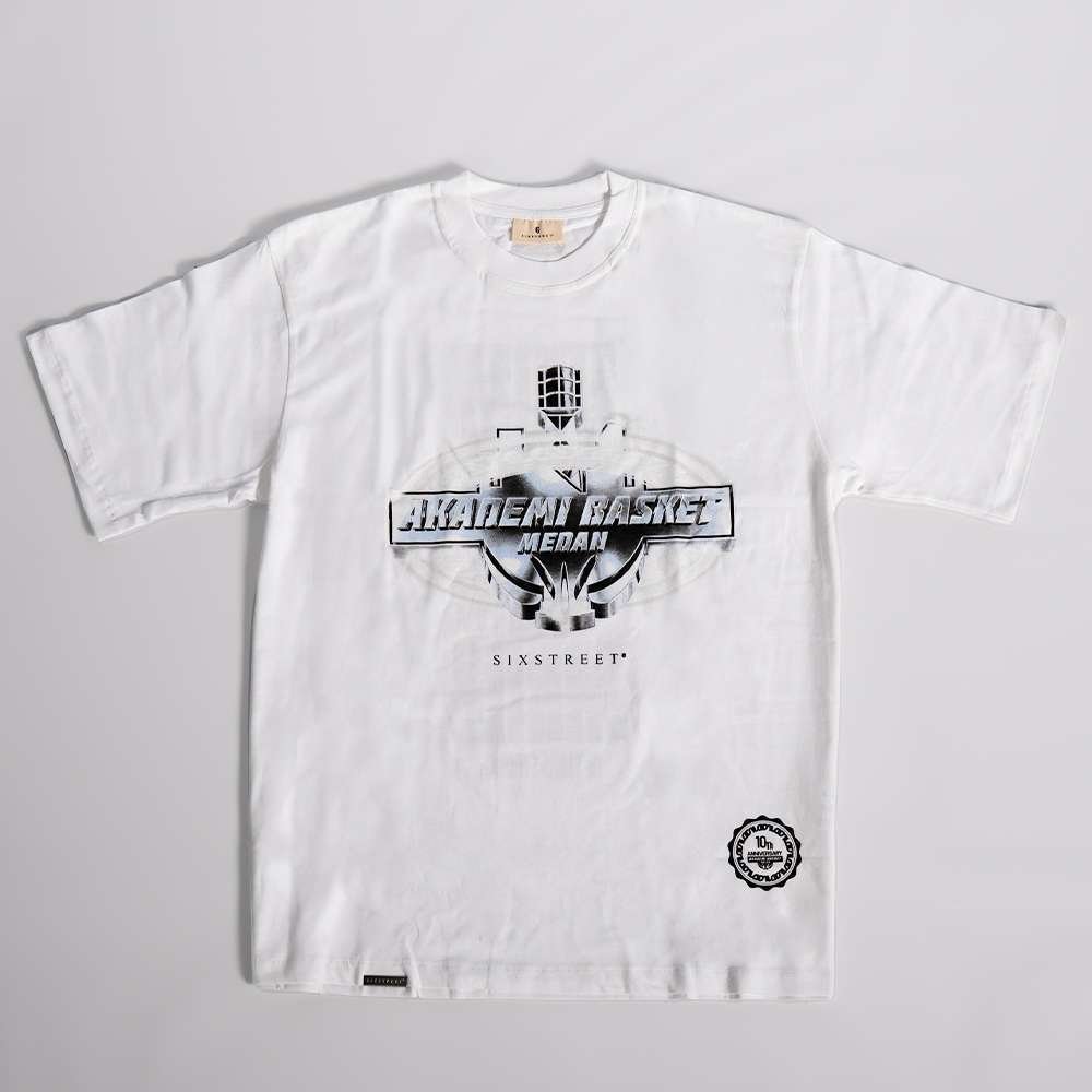 SIXSTREET KIDS Tee x ABM From Drill To Thrill White