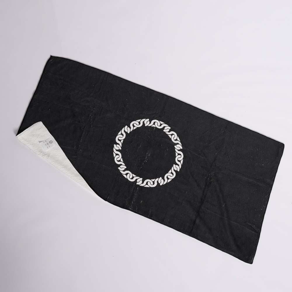SIXSTREET Towel Sixchain Black