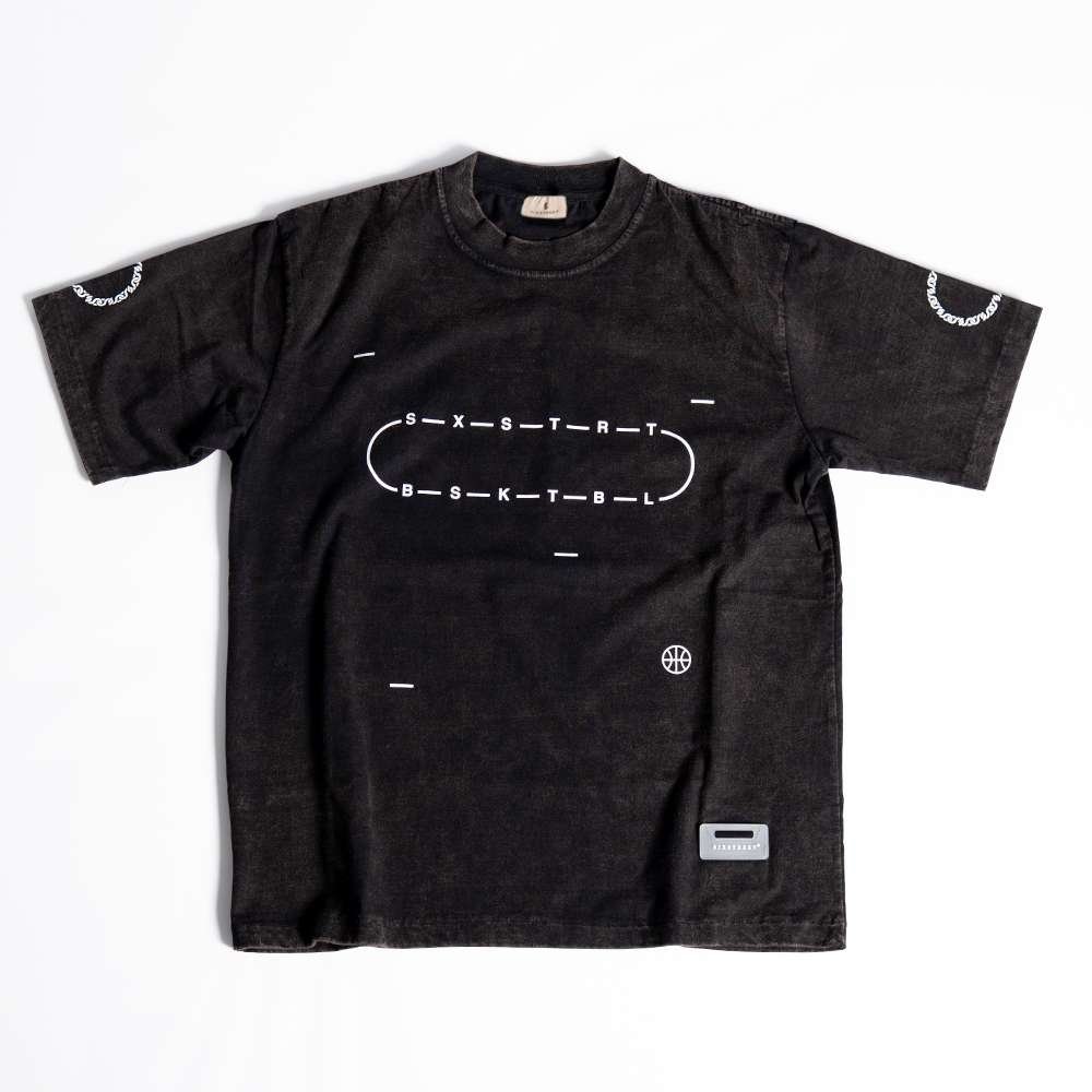 SIXSTREET Tee Elite 001 Washing Black