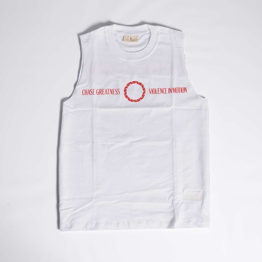SIXSTREET Sleeveless x SOUTHPAW White