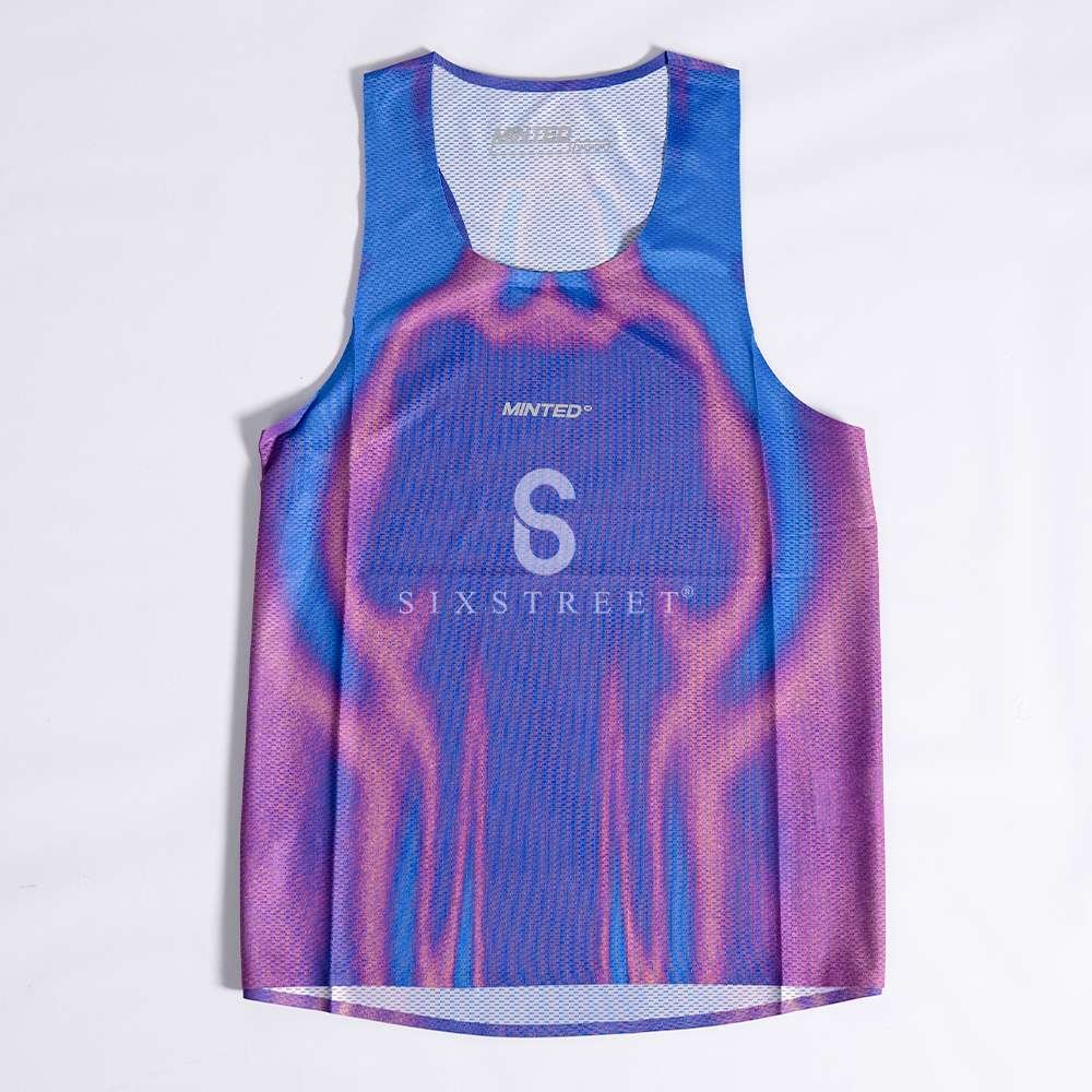 MINTED Sleeveless Cirrusmesh Mach Purple