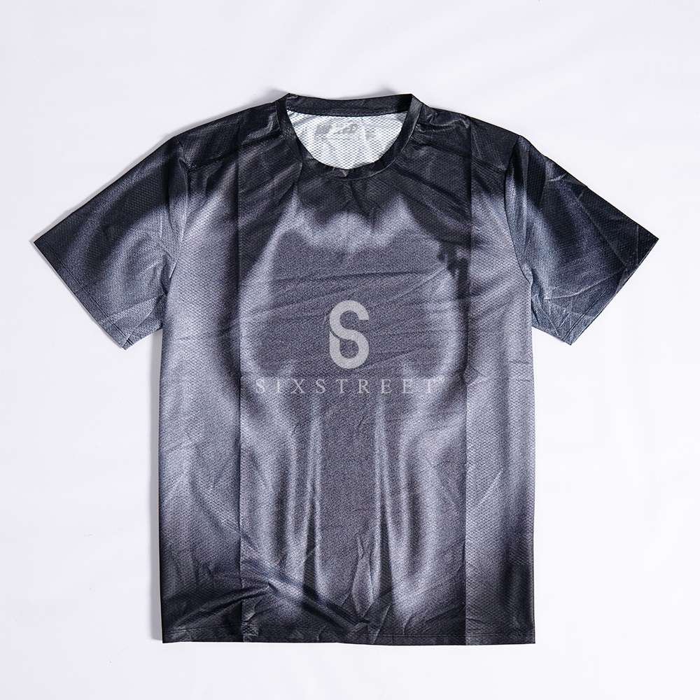 MINTED Tee Cirrusmesh Mach Grayscale