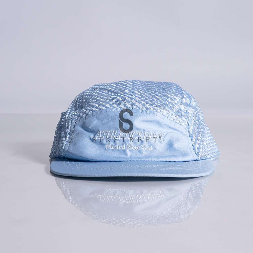 MINTED Cap Short Brim Mesh 5 Panel Light Blue
