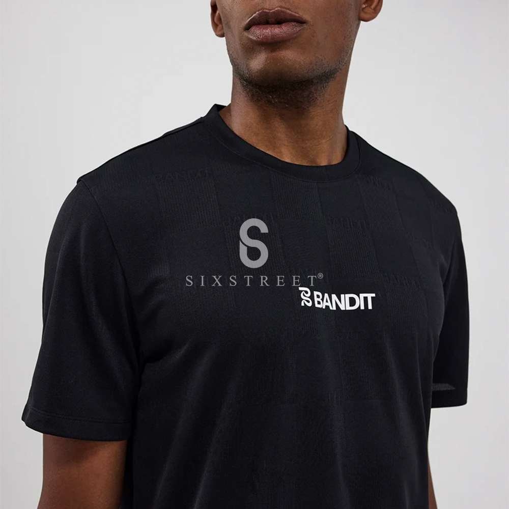 BANDIT Tee Cheque Jacquard Black