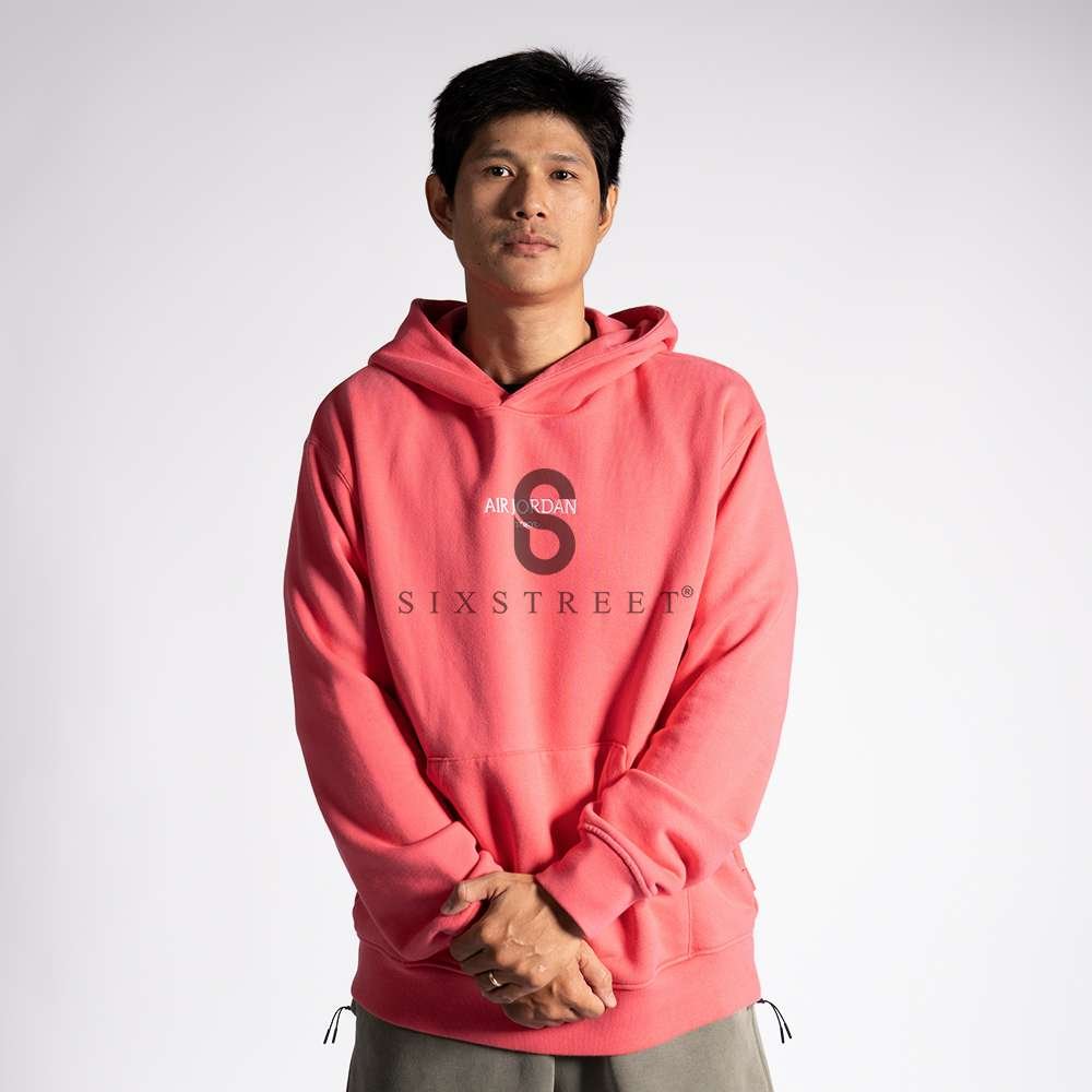 JORDAN Hoodie Wordmark Tokyo Fleece Aster Pink